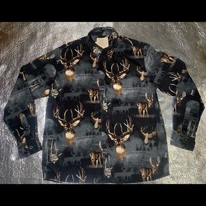 North River Graphic button up